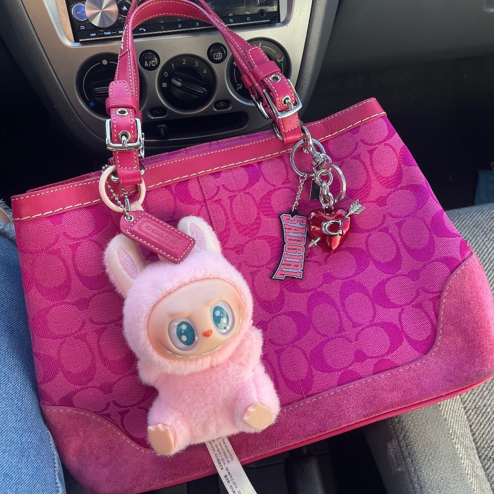 Hot pink coach